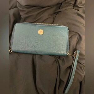 Jessica Moore turquoises/blue green wallet